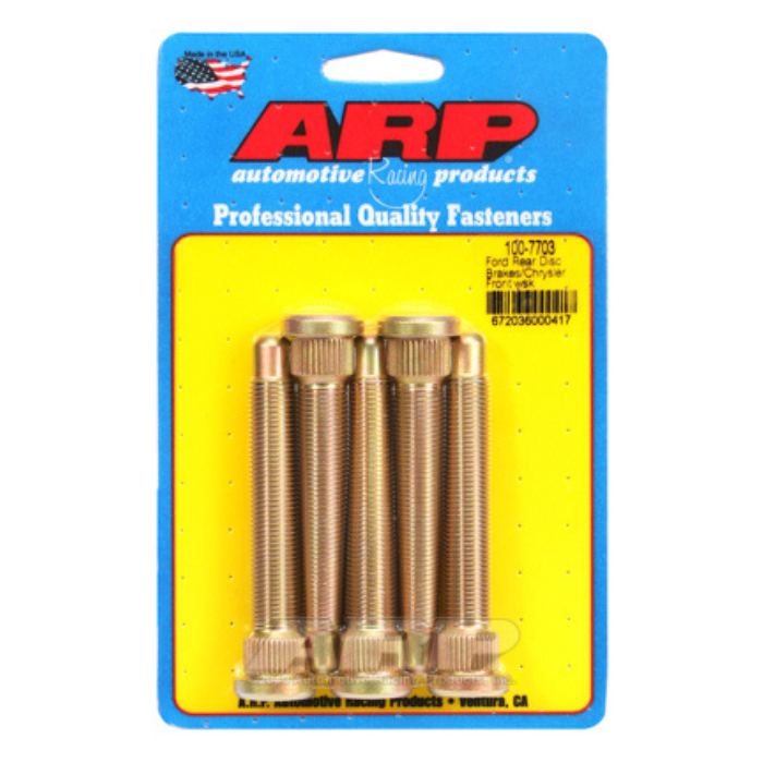 ARP Ford/Chrysler Front Wheel Studs - Press-In (1/2"-20 Right Hand Thread) Set of 5