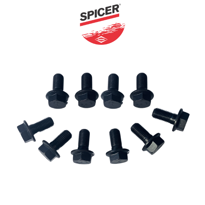 Dana Spicer Ring/Crown Gear Bolt Kit - (7/16" X 20 LH) Set of 10