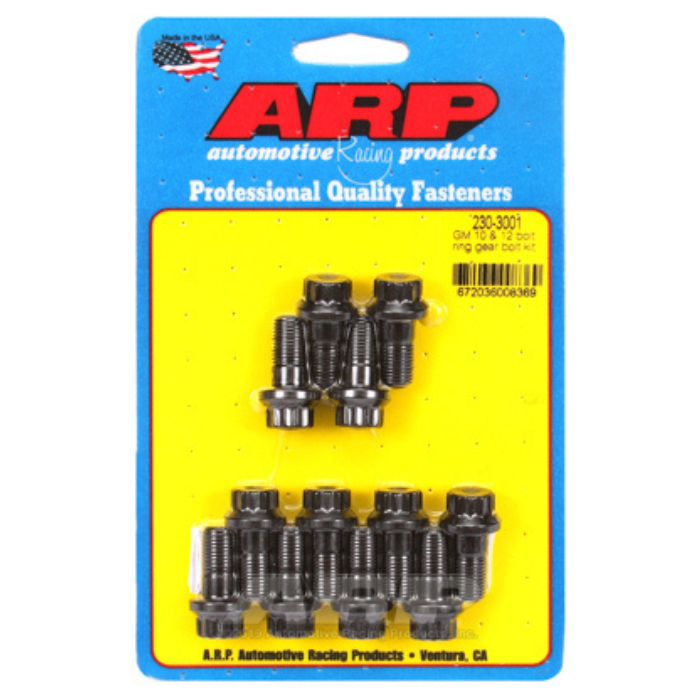 ARP GM 8.2" 10 & 12 Bolt Ring/Crown Gear Bolt Kit - (3/8-24 x 0.800" UHL) Set of 12