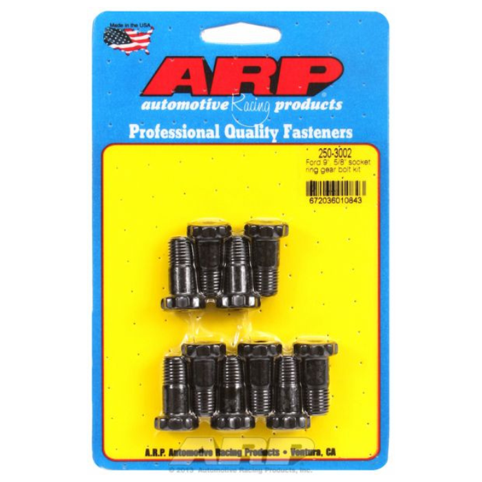 ARP Ford 9" Bolt Ring/Crown Gear Bolt Kit - (7/16"-20 x 0.940" UHL | with 5/8" Socket Size) Set of 10