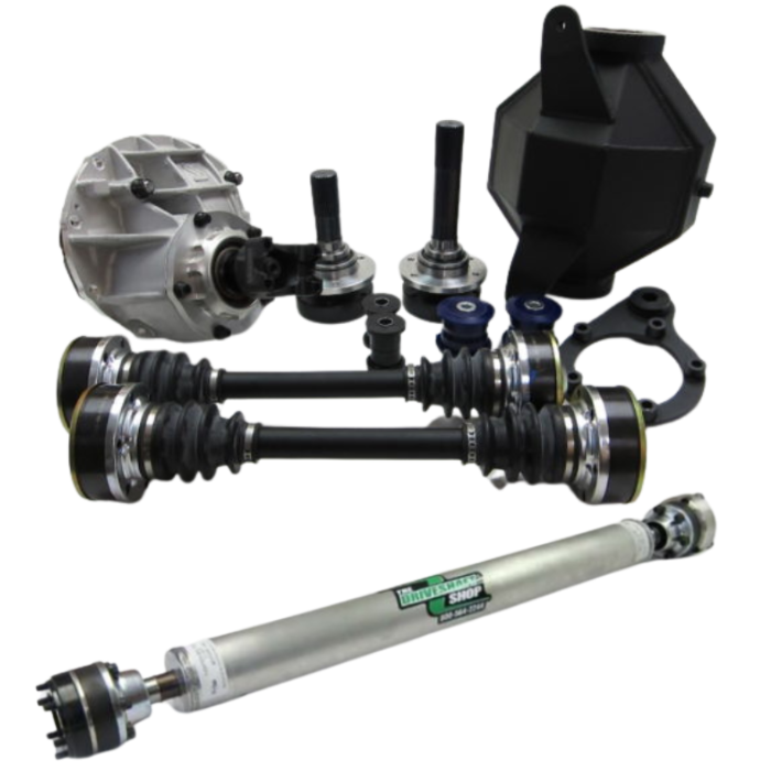 DSS 2018+ Jeep Grand Cherokee WK2 Trackhawk (8-Speed) Automatic 9" IRS Direct Bolt-in Conversion Kit - Includes Housing/Axles/Driveshaft