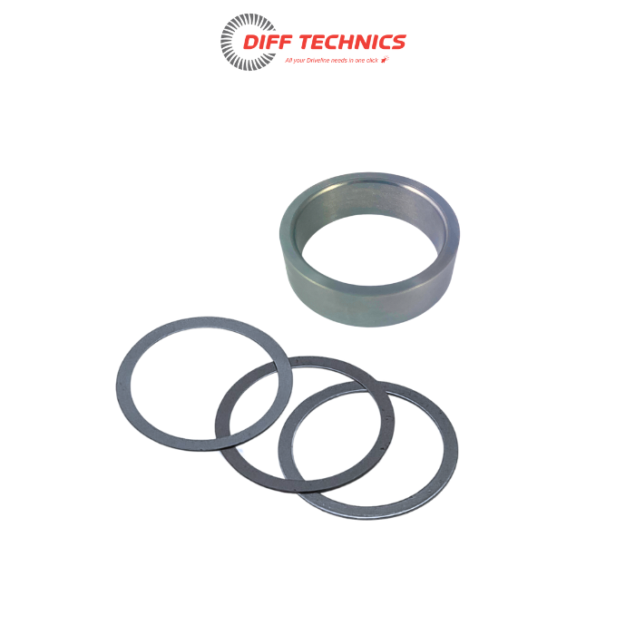 M75 Pinion Preload Spacer - Solid - Adjustable - includes Shim Kit