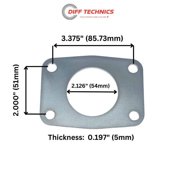 Small Ford Heavy Duty Axle Retainer Plates - PAIR