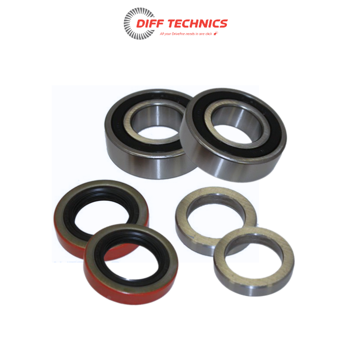 Ford Falcon/Fairlane M75 Borg Warner Drum Break Axle Bearing Kit - ID: 1.378" / OD: 2.835" / W: 0.847" - PAIR