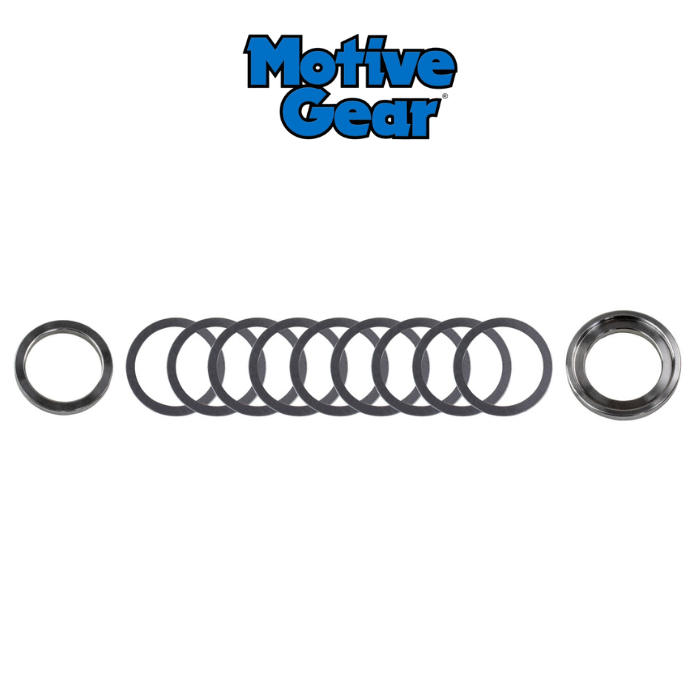 Motive Gear Ford 8.8"| Ford 9"| Ford 9"PRO Pinion Preload Spacer/Crush Sleeve - Solid - and Adjustable Shim Kit - 2 Piece Style