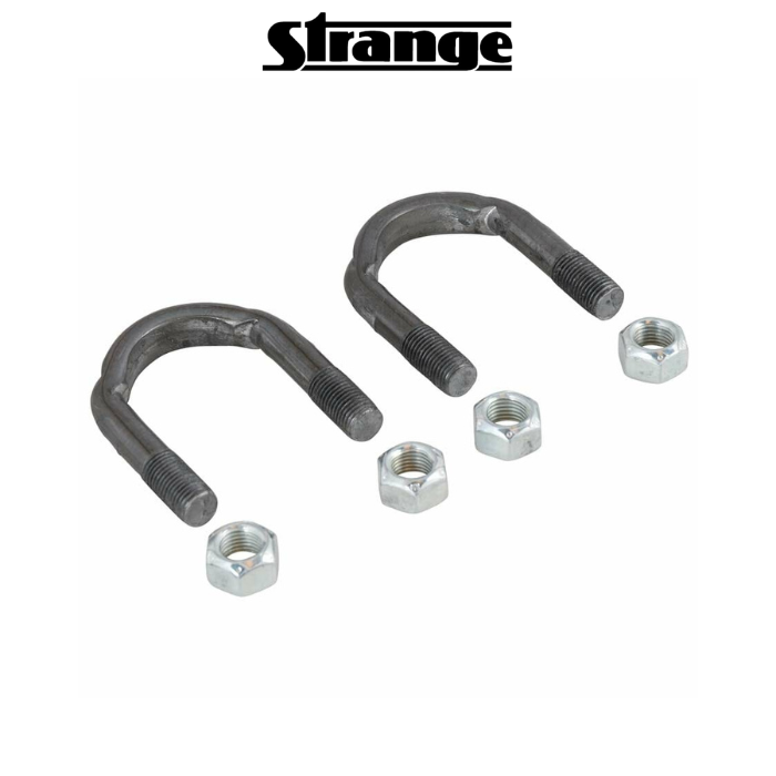 Strange U-Bolt Kit - Fits 1350 Series Rear End Yokes - PAIR