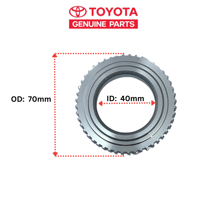 Genuine Toyota Rear Axle ABS Rotor suitable for HiLux | HiAce | Land Cruiser