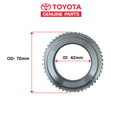 Genuine Toyota Rear Axle ABS Rotor suitable for 2004-16 HiLux KUN15R/KUN26R/KUN36L/TGN16L