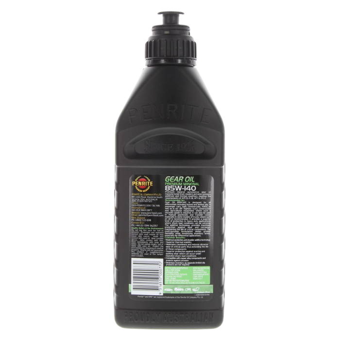 Penrite Gear Oil 85W-140 (Mineral) 1 Ltr