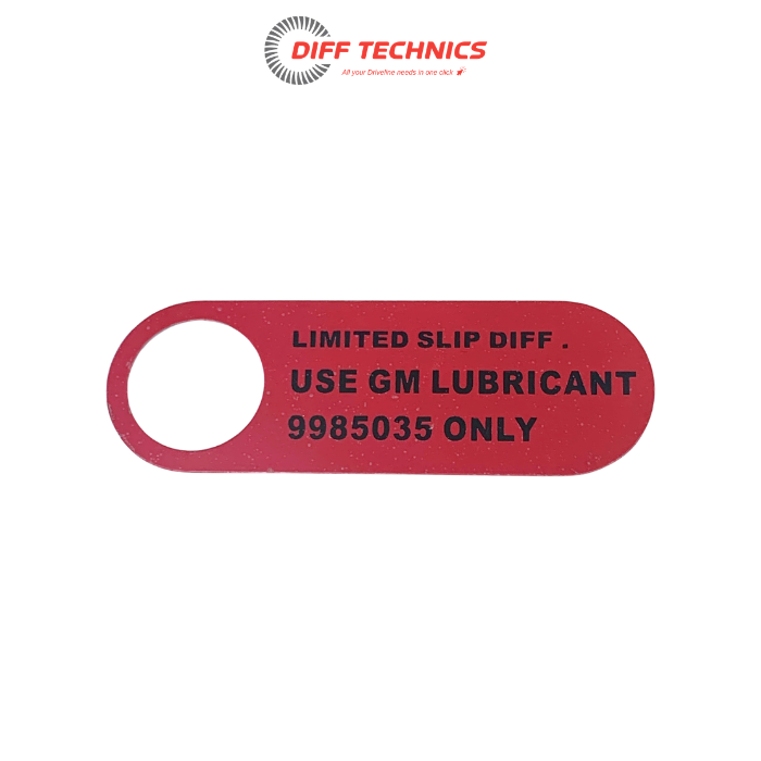 Holden HW-WB | Torana LC/LJ | LH-LX Large Salisbury Limited Slip Diff Tag