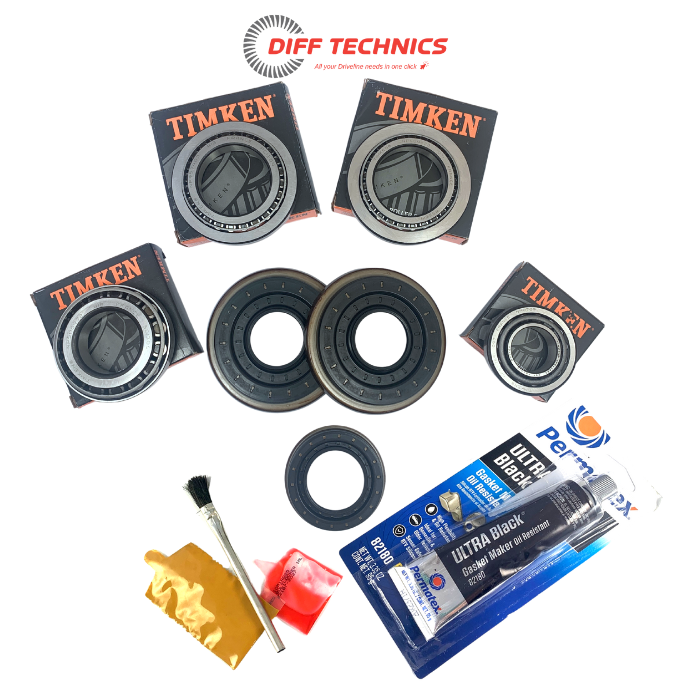 Mercedes HAG215|C63 (W204/W205)|Chrysler LX SRT-8 Differential Bearing Kit - Timken® Bearings/OEM Axle & Pinion Oil Seals