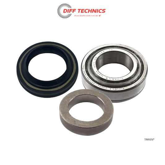 Timken Set 10 Axle Tapered Roller Bearing, NOK Axle Oil Seal & Collar Kit - Single