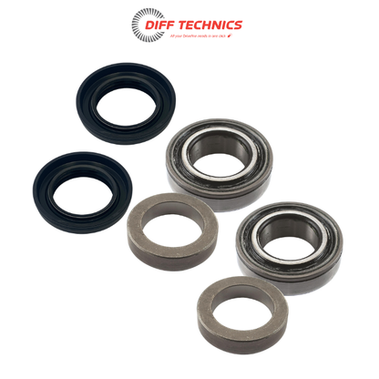 Timken Set 10 Axle Tapered Roller Bearing, NOK Axle Oil Seal & Collar Kit - PAIR