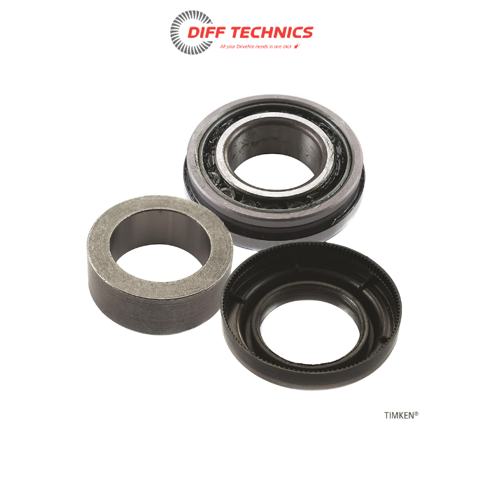 Timken Set 20 Axle Tapered Roller Bearing, Axle Oil Seal & Collar Kit - Single