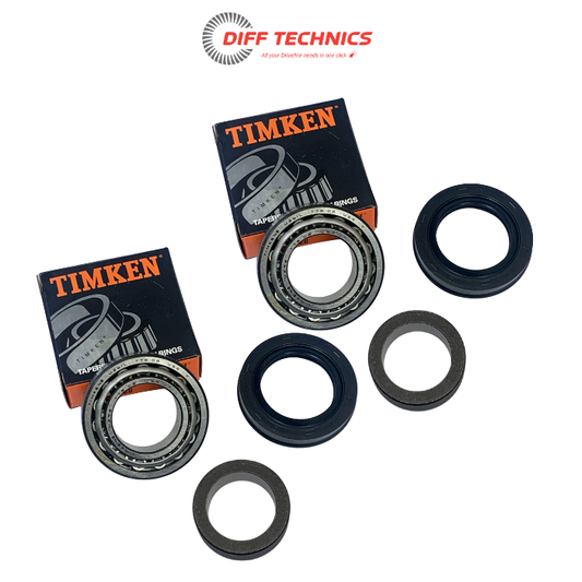 Timken 1982-88 Ford Disc Brake U298 Axle Tapered Roller Bearing Kit with NOK AOS - PAIR