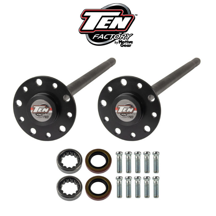 1967-69 Camaro GM/CHEV 8.2" | 8.5"/8.6" 10 Bolt | 28 Spline (29-5/8" Length) C-Clip Axles  & Axle Kit - PAIR - Motive Gear