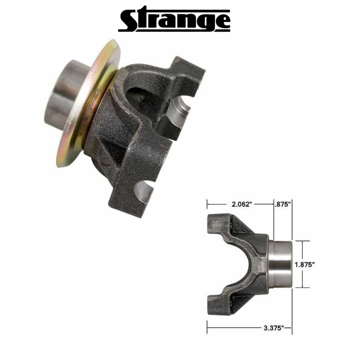 Strange HD Chrysler/Mopar 8.75" Pinion Yoke (1350 series) - 29 Spline using 489 Case